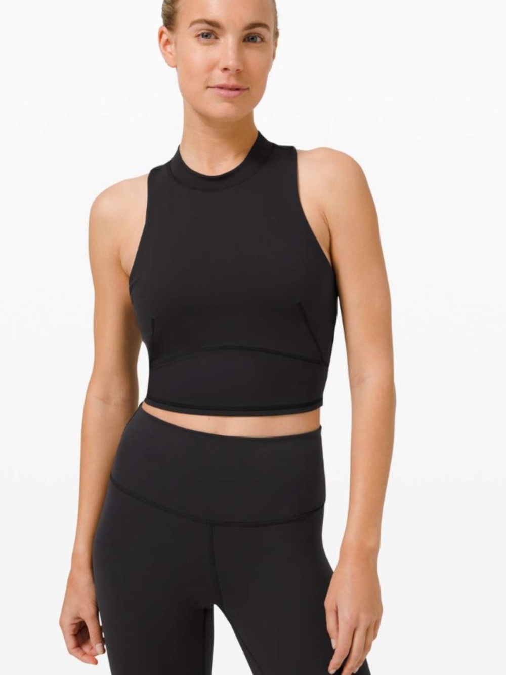 Lululemon Everlux Mesh Cropped Tank Size 8 - Picture 14 of 16